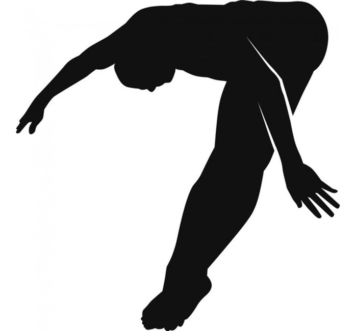 Rienda Libre Graphics - Decomural Diving Flip Swimming Ws-17394