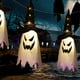 thumbnail image 2 of 1pc Glowing Wizard Hat Lamp for Halloween Decoration - Flashing Light Gypsophila Ghost Festival Dress Up - Perfect for Hanging Lantern Decor, 2 of 4