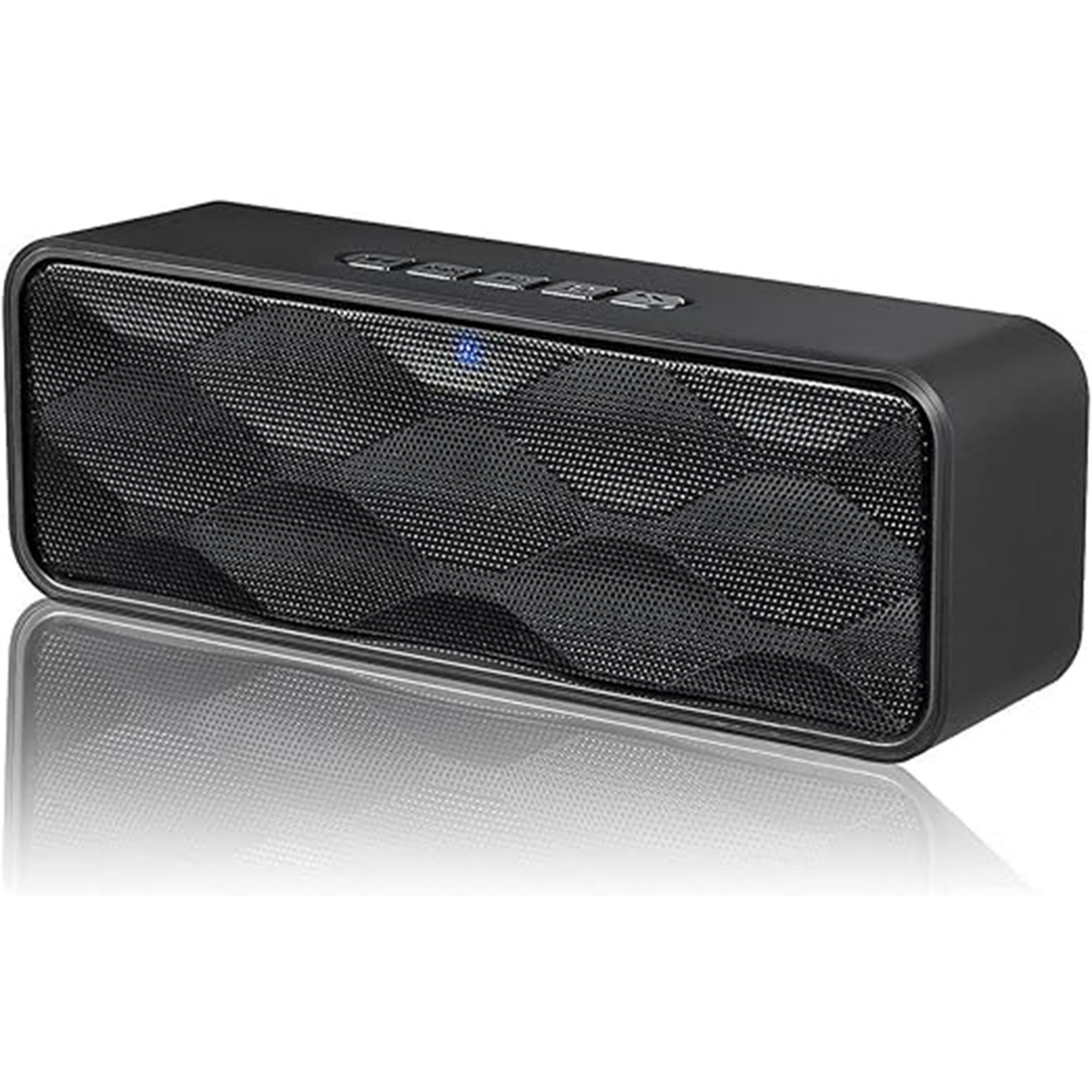Veat00l - Altavoz Bluetooth Portátil Altavoz Bluetooth 5.0 Portátil Con Sonido Estéreo Ranura Para Tarjeta Tf, Fm Y Micrófono Integrados Batería De 20 H De Larga Duración