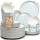 thumbnail image 1 of Juego de vajilla Pure Living Stoneware para 8 personas, 24 piezas, 1 of 7