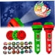 thumbnail image 1 of Toch Light and Projecto, Christmas Flashlight Projecto fo Kids 2 Set Cute Kids Projecto Flashlight con 24 Patterns Rotary Slide Button Battery Christmas Gifts for Kids, 1 of 7