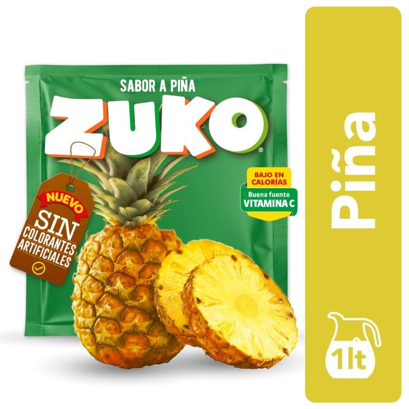 Refresco Sabor Piña Sobre 15 g Zuko