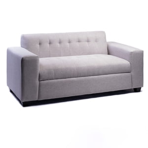 Diseños Valestrini - Sofa Dos Cuerpos Lino Gris Claro