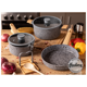 thumbnail image 2 of Batería De Cocina Stone 5 Piezas Para Inducción Hudson Gris STO01, 2 of 5