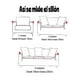 thumbnail image 4 of Funda Sofá 3 Cuerpos Texturizada Ajustable 6n1, 4 of 4
