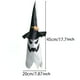thumbnail image 3 of 2pcs, Glowing Ghost Witch Hat Halloween Decorations - Outdoor Hanging Lighted Decor for Yard, Tree, and Garden - Perfect for Halloween Parties and Celebrations, 3 of 4