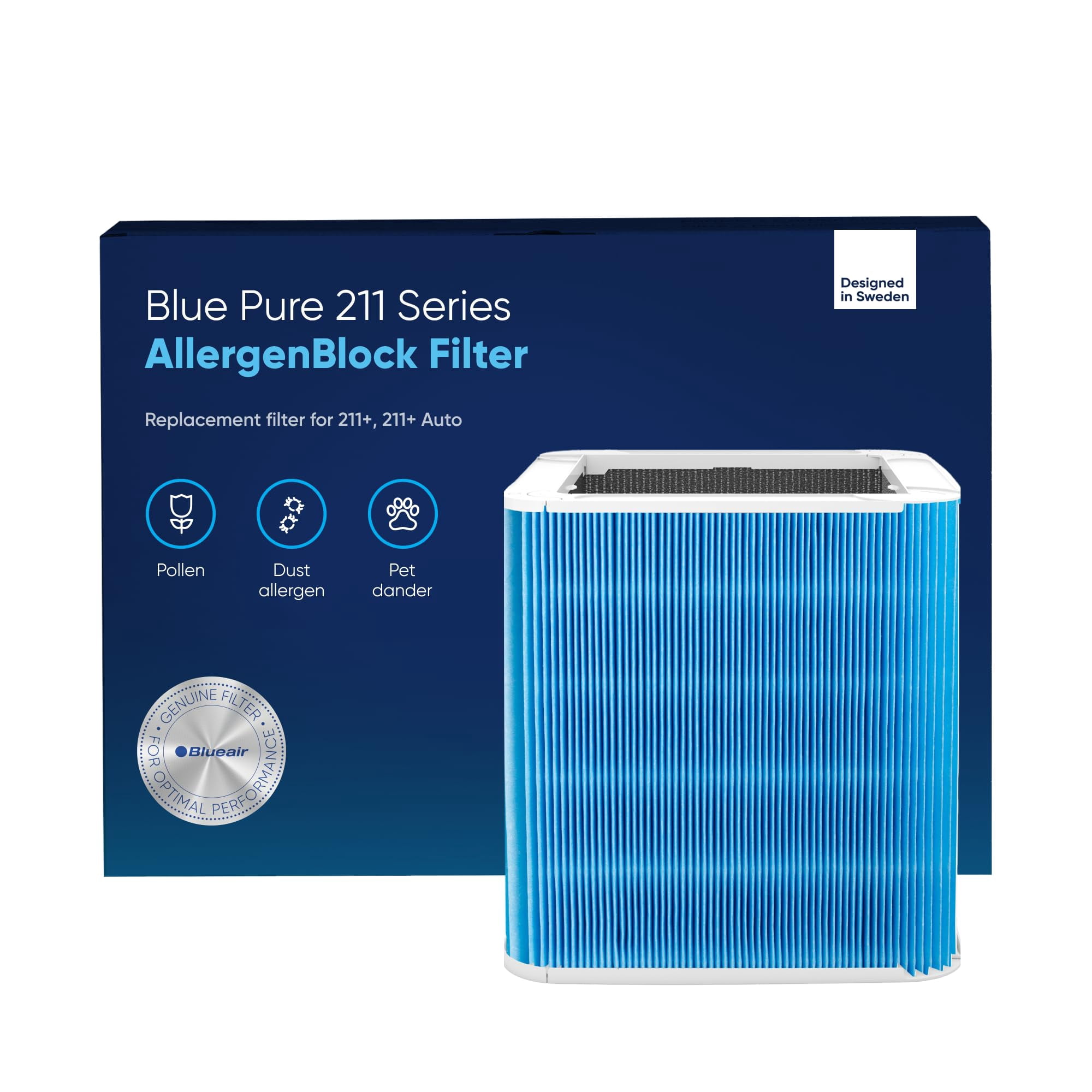 Filtro Purificador De Aire Blueair Blue Pure 211+ Series Allergenblock