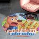 thumbnail image 4 of Sheriff Labrado Alfombra Redonda de Felpa Coral, Antideslizante, No Desprende Pelusas, Lavable y Duradera para Salón, Dormitorio y Habitación de Niños 60cm, 4 of 6