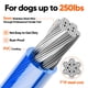 thumbnail image 3 of Cable de amarre para perro Tresbro de 21 m, acero reflectante azul, 3 of 7