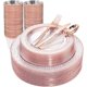 thumbnail image 1 of Platos desechables Ciaell, 150 piezas, Rose Gold para fiesta, 1 of 2