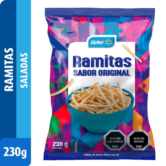 Ramitas Saladas 230 g Lider