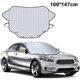 thumbnail image 1 of Protector de parabrisas para coche, protector contra hielo y nieve con 4 capas de protección e imanes, diseño de doble fijación, para todo tipo de clima, resistente a los rayos UV., 1 of 8
