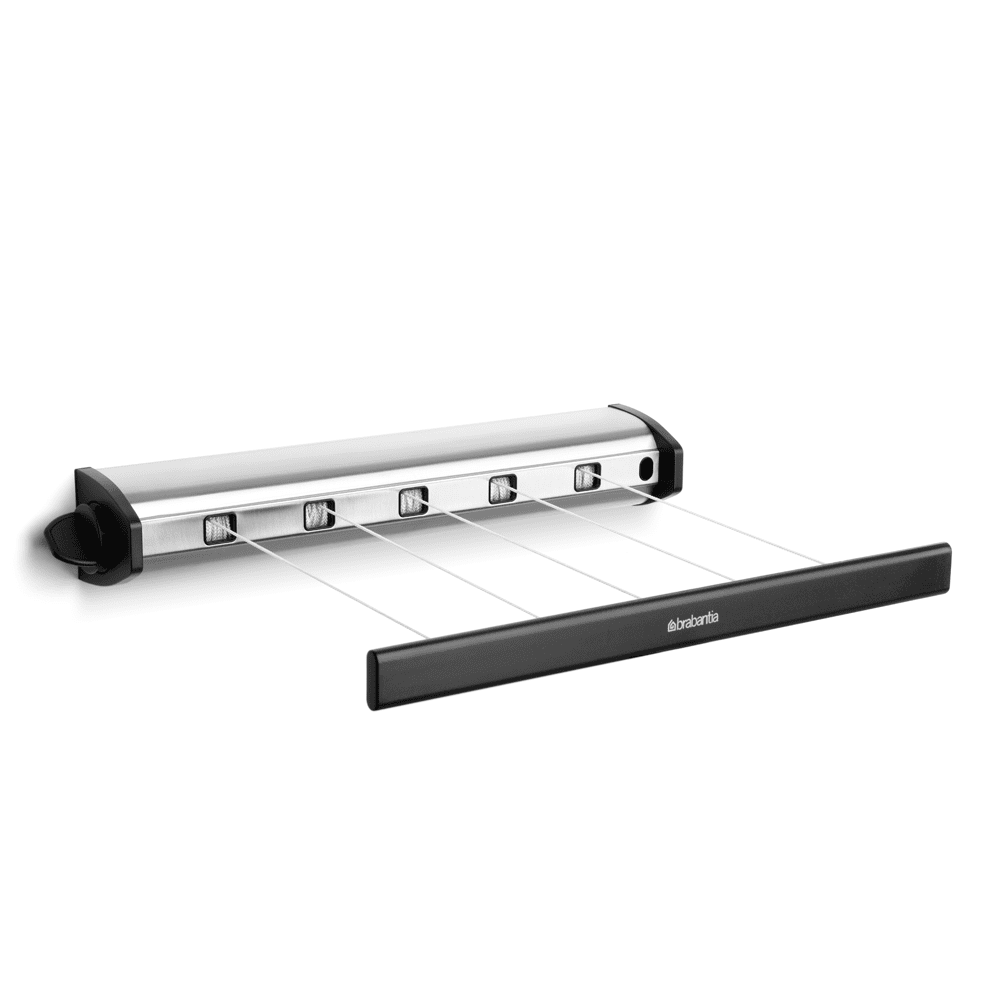 Brabantia - Colgador Retráctil 22 Mt Matt Steel