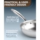 thumbnail image 5 of Sartén para Saltear Cook N Home 20 cm Acero Inoxidable para Inducción, 5 of 6