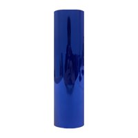Magideal - Puff Transferencia De Calor Vinilo Letras Película Calcomanía Auto Espejo Plantillas Pvc Hecho A Mano Para Coche Cuerpo Fiesta Suministros Portátil , Azul
