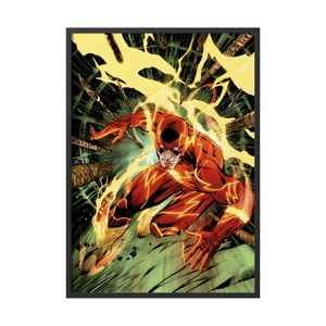 Creango - Cuadro Poster Enmarcado Flash Detective Comic Decorativo