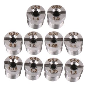 Ioensy - Boquilla De Ventilador De Pulverización Para Lavadora A Presión De 10 Piezas, Puntas De Repuesto Para Limpieza De Automóviles