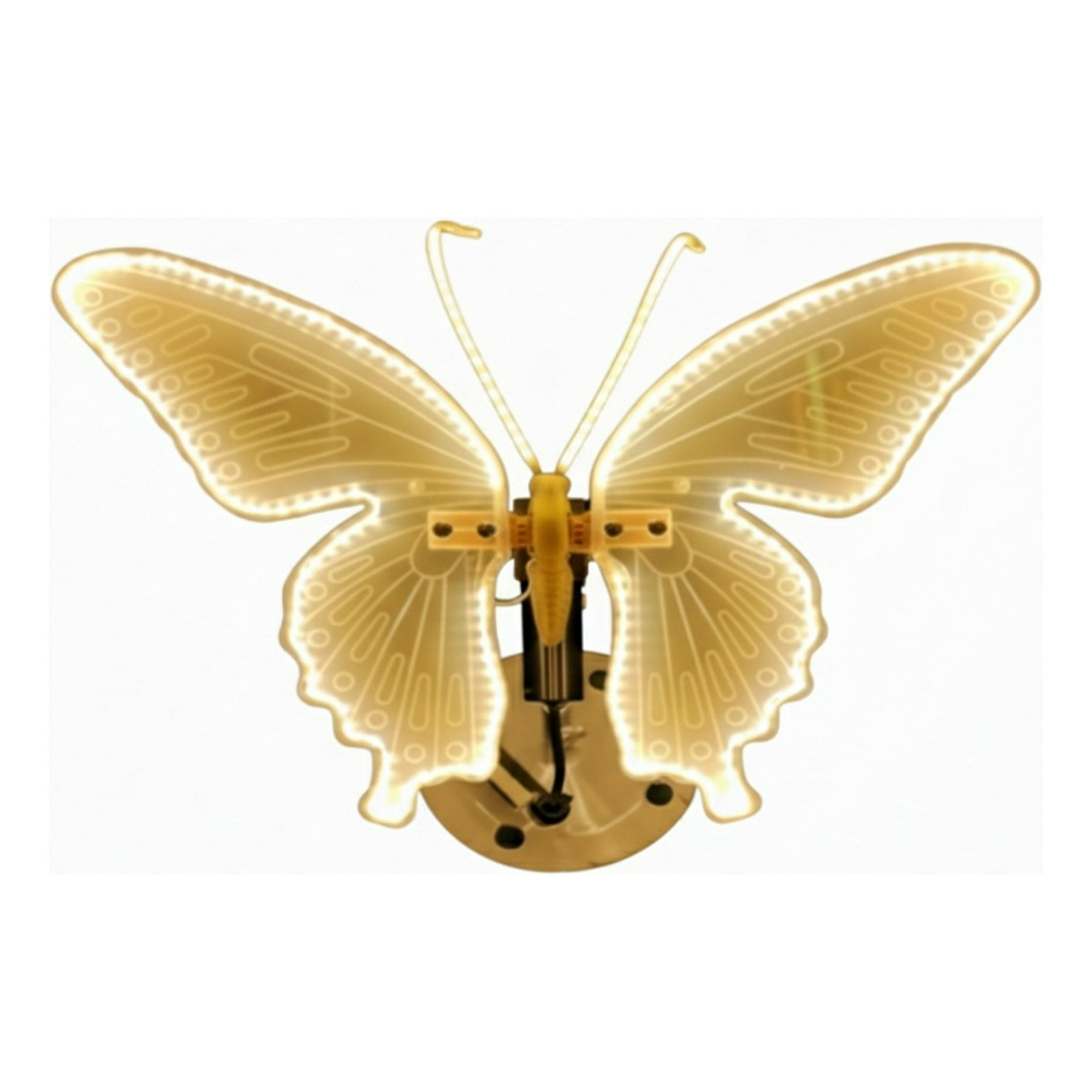 Genérico - Aplique Pared Decorativo Mariposa Movimiento Lámpara Jhn