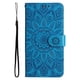 thumbnail image 4 of Funda tipo cartera FOXDOCK para iPhone 16 Pro Max , diseño girasol en relieve, cuero PU, cierre magnético, soporte y tarjetero, 4 of 5