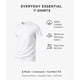 thumbnail image 3 of Camiseta interior Fruit of the Loom Crew Tee para hombre, paquete de 3, color blanco, 3 of 3