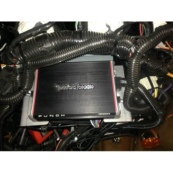 Soporte para Amplificador Kustom Cycle Parts Harley 2006-2013 Batwing