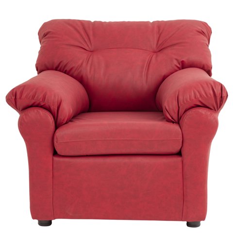 Muebles América - Sofá América 1 Cuerpo Cuero Auris Burdeo