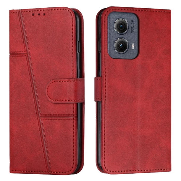 Funda Flip Para Motorola Moto Edge 2024 5g – Carcasa Delgada Y Resistente A Impactos Con Soporte Para Uso Diario Y Profesional