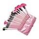 thumbnail image 1 of 24 Uds. Juegos de brochas de maquillaje, sintética, brochas cosméticas con bolsa de rodillos, herramientas de maquillaje, brocha para , Rosado, 1 of 5