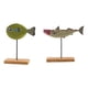 thumbnail image 5 of 2 Piezas De Adorno De Pez De Madera Con Forma De Pez De Navidad Decoración De Escritorio StyleK, 5 of 5