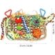 thumbnail image 4 of Juguete de pared para buscar comida para pájaros, hamaca tejida para escalar, juguetes masticables para periquitos, cotorras, cacatúas, agapornis y aves medianas y pequeñas., 4 of 7