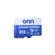 thumbnail image 1 of Tarjeta microSDXC Express onn 512GB V30 A1 U3 Alta Velocidad, 1 of 3