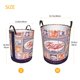 thumbnail image 5 of Fargo Cesta de lavandería de gran capacidad redonda con asa, bolsa para ropa sucia plegable, almacenamiento para dormitorio, baño y lavadero 44x35 cm, 5 of 6