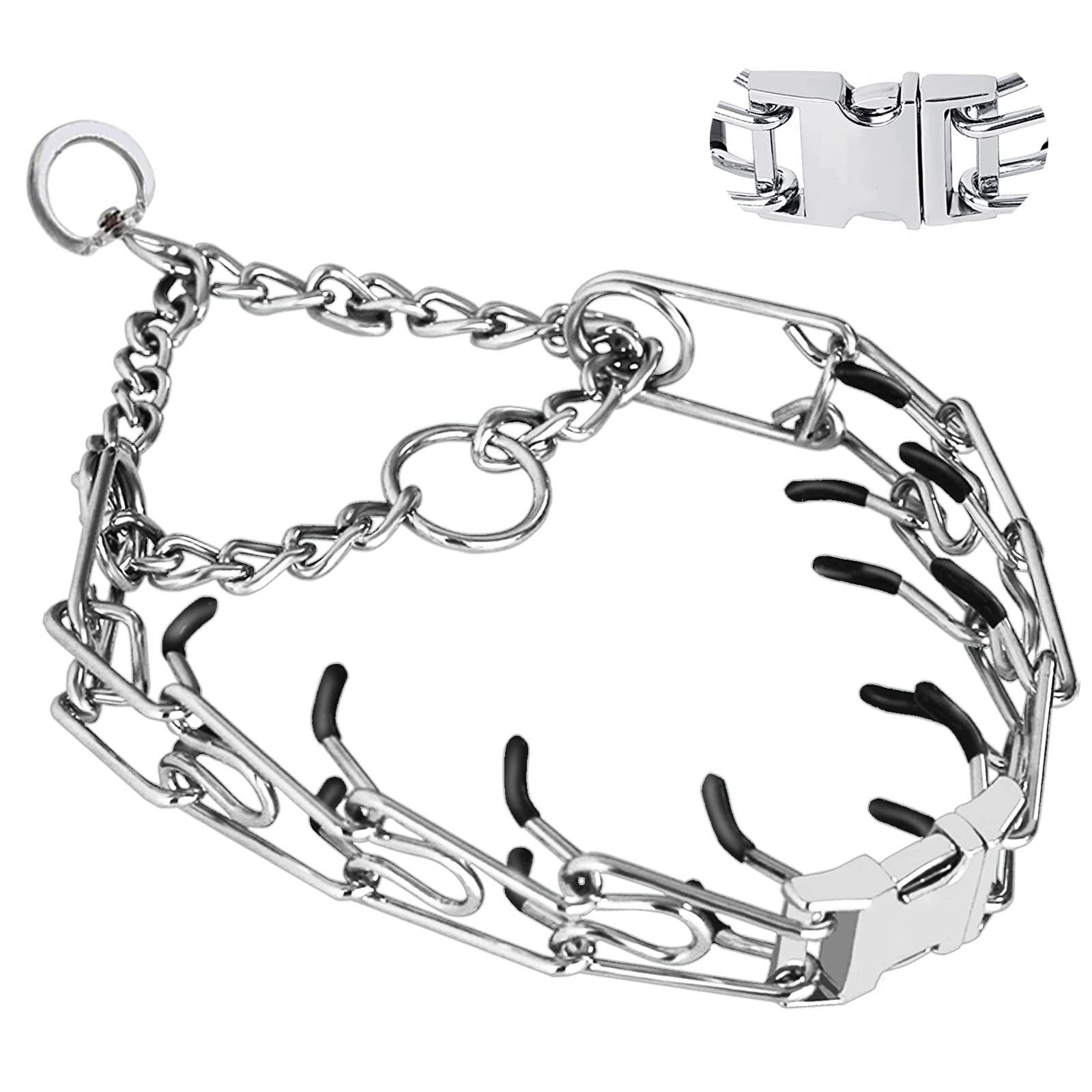 Safiman - Collar Con Forma De Pinza Para Perros Ajustable De Adiestramiento