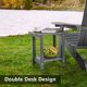 thumbnail image 5 of Mesa auxiliar para exteriores Meluvici Double Adirondack Weather Resist, 5 of 7
