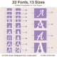thumbnail image 3 of Plantillas de Letras Midenco, 38 Piezas, 22 Fuentes y 13 Tamaños, 3 of 3
