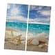 thumbnail image 4 of Juego de 2 paneles impresión digital 3d cortinas 140x100cm estrellas de mar, 4 of 5