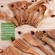 thumbnail image 4 of Juego de utensilios de cocina AIUHI de madera de teca con soporte (11), 4 of 6