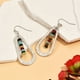 thumbnail image 4 of Vintage Bohemian Bead Earrings - Zinc Alloy - Retro Chic Style, 4 of 4