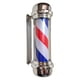 thumbnail image 2 of Luz de poste de barbero, luz giratoria de barbería, ahorro de energía, lámpara de pared LED de poste de barbería clásica tradicional para peluquería, 2 of 5