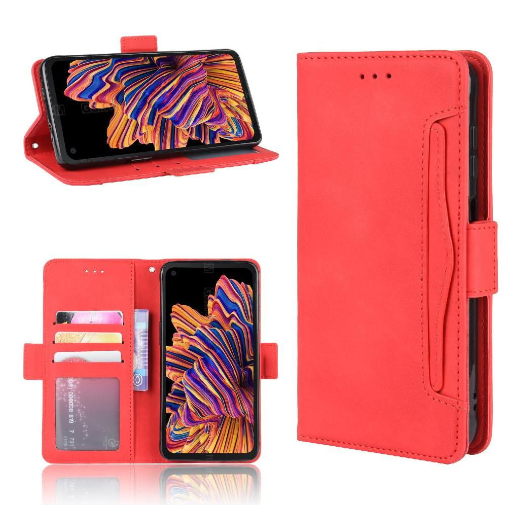 Funda Tipo Billetera Foxdock Para Samsung Galaxy Xcover Pro – Tapa Flip Con Tarjetero
