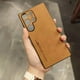 thumbnail image 1 of High-grade Anti-leather Mobile Phone Case, Anti-fall And No Fingerprints, Artificial Leather Pattern Protective Cover, Suitable For Samsung S23Ultra S22plus S21FE S20 S30ultra A72 A73 A54 A53 A52S A34, 1 of 3