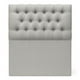 thumbnail image 2 of Respaldo De Cama 1 Plazas Gris Claro Capitone, 2 of 2