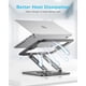 thumbnail image 3 of Soporte Notebook LOXP NH02pro 360a Ajustable 16 Negro, 3 of 3