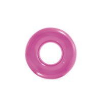 Flotador Anillo Inflable Intex Transparente 76 Cm, 330L Rosado