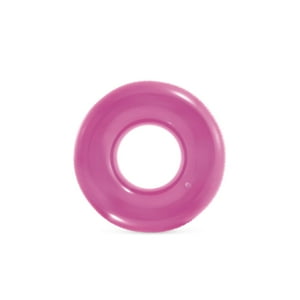 Flotador Anillo Inflable Intex Transparente 76 Cm, 330L Rosado
