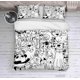 thumbnail image 1 of 3D Cartoon Animal Pattern Doodle Quilt Cover Set Bedding Set Duvet Cover, 1 of 3