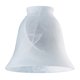thumbnail image 1 of Lamp Shade Westinghouse Bell de cristal blanco, paquete de 6, paquete de 1, 1 of 3