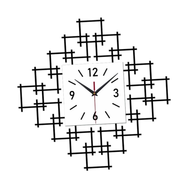 Reloj De Pared Acrílico Silencioso Para Sala De Estar, Comedor, Hogar Y Uso Comercial, 30 Cm
