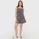 thumbnail image 4 of Enterito Mujer Corto Print Boho Negro Corona, 4 of 5