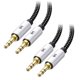 thumbnail image 1 of Cable de audio Cable Matters 500101-BLK-3x2, paquete de 2, 91 cm, 1 of 6